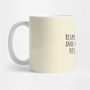 Respect-yourself-and-others-will-respect-you.(Confucius) Mug